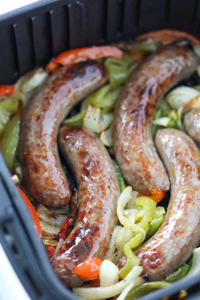 cooking brats in air fryer basket