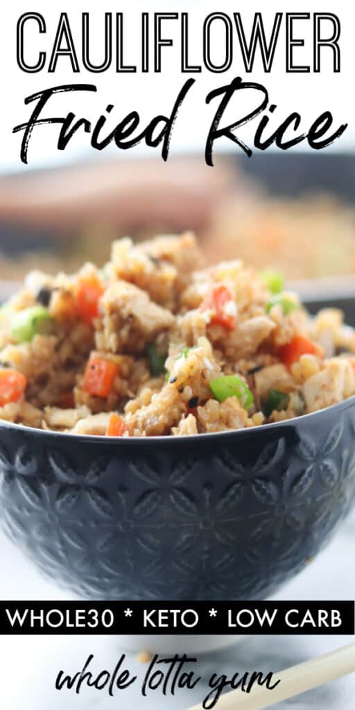 cauliflower fried rice chicken