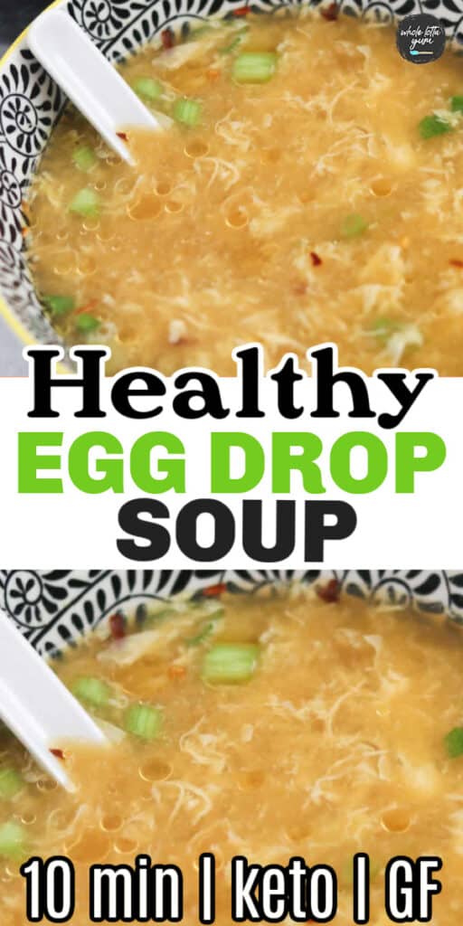 0 carb egg drop soup pin