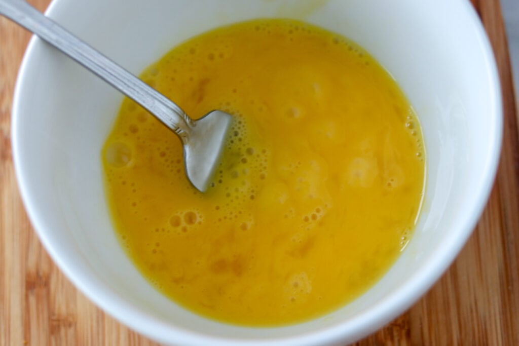whisk eggs for the pressure cooker egg drop soup recipe