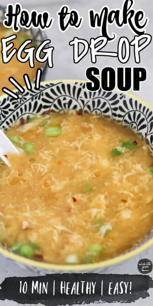 how to make egg drop soup recipe pin