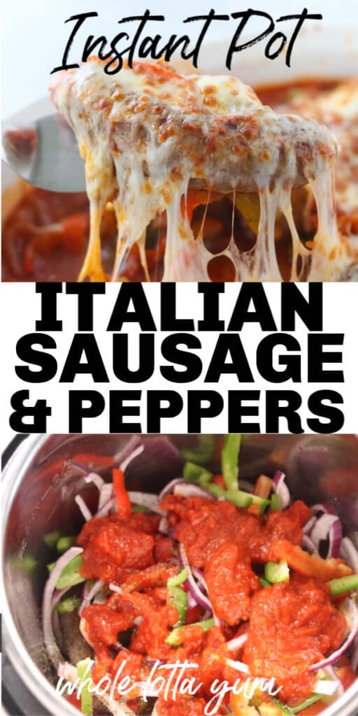 easy instant pot sausage and peppers