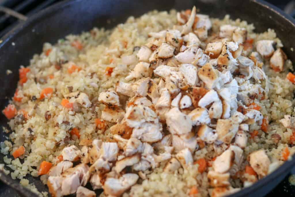keto chicken fried rice