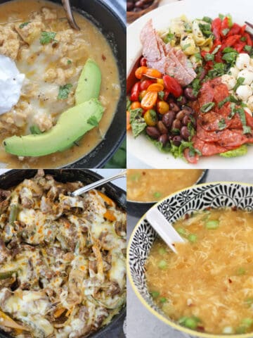 keto diet recipes for beginners collage of recipes