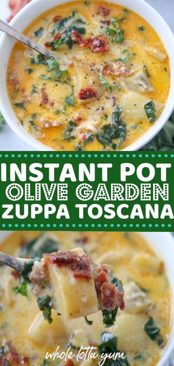 pressure cooker zuppa toscana pinterest pin