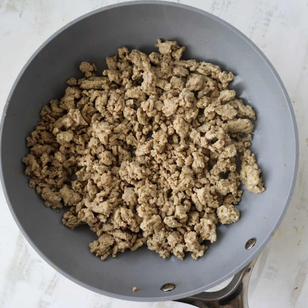 is egg roll in a bowl weight watchers approved, image of chicken cooking in a skillet