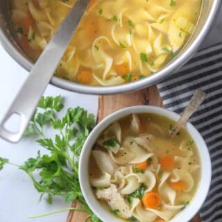 chicken noodle soup instapot