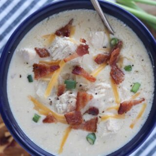 bowl of crack chicken soup