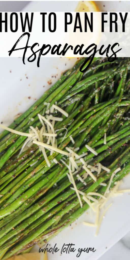 how to pan cook asparagus