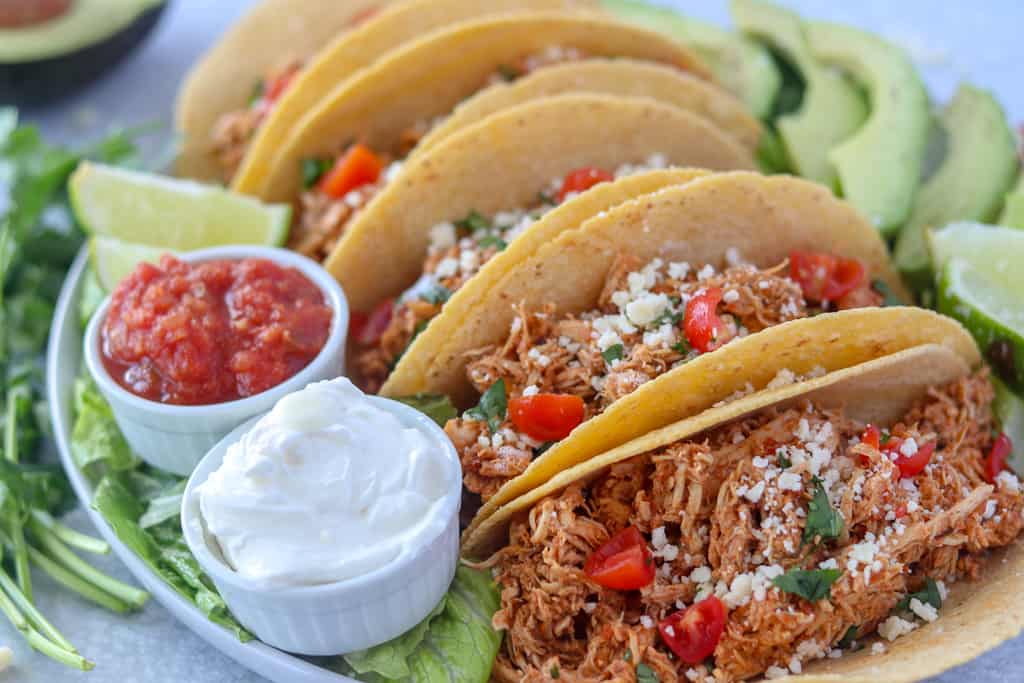 instant pot chicken tacos