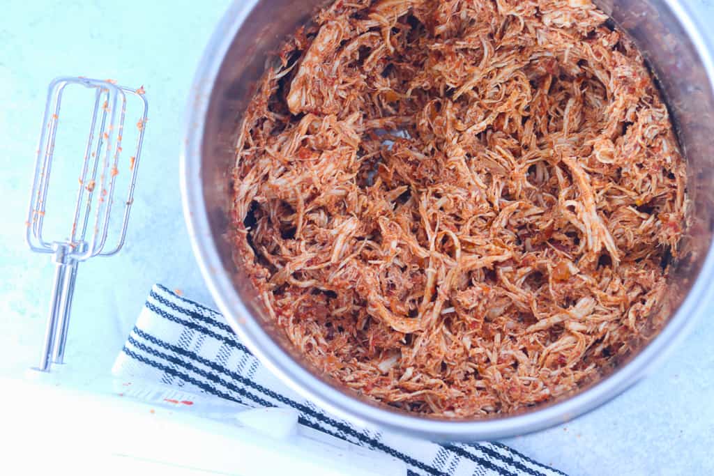 mexican shredded chicken instant pot