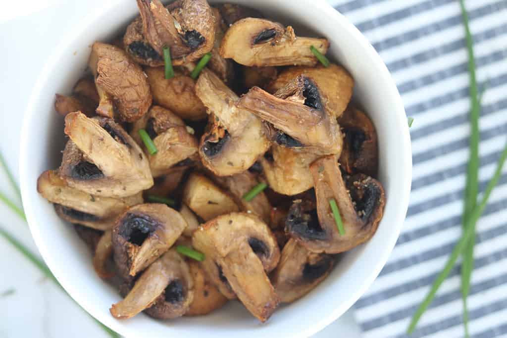 air fryer mushrooms