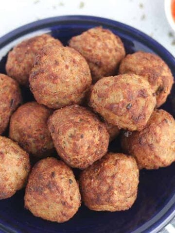 frozen meatballs in air fryer