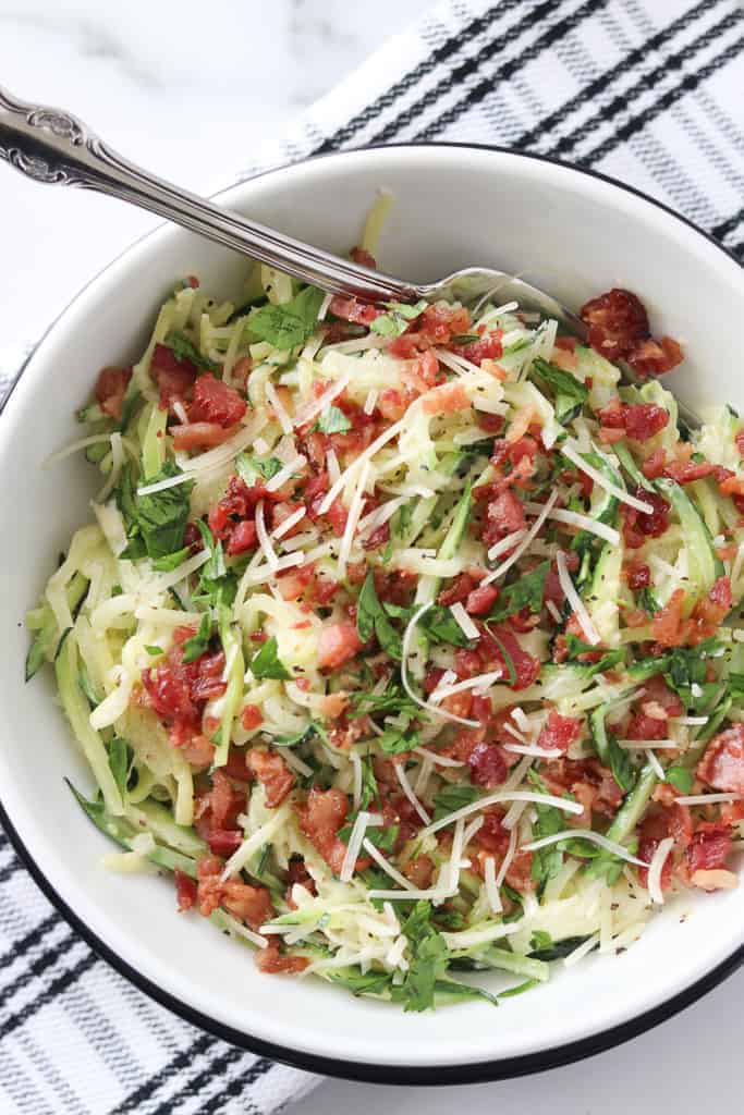 zoodle carbonara