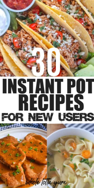 easy instapot recipes