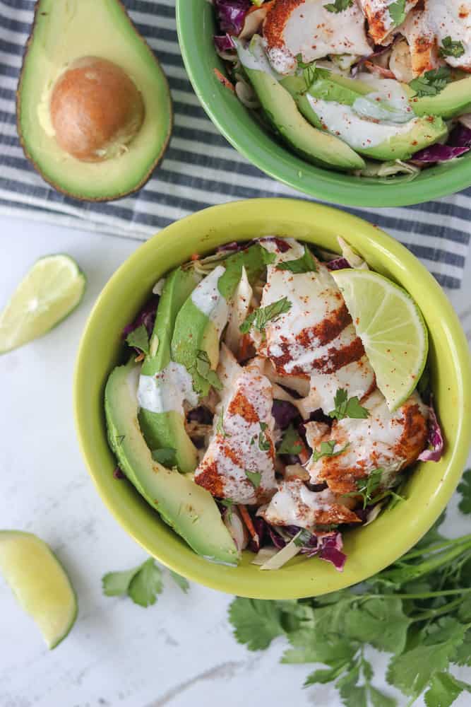 fish taco bowl