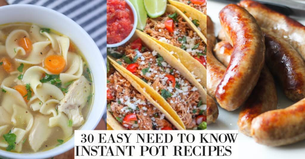 instant pot recipes for beginners