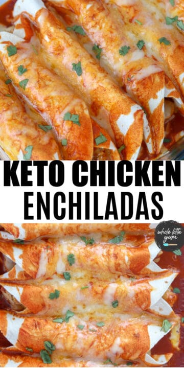 low carb chicken enchiladas pinterest pin