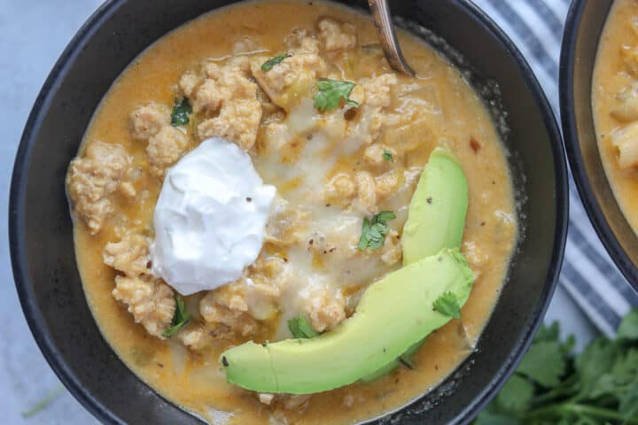 white chicken chili keto