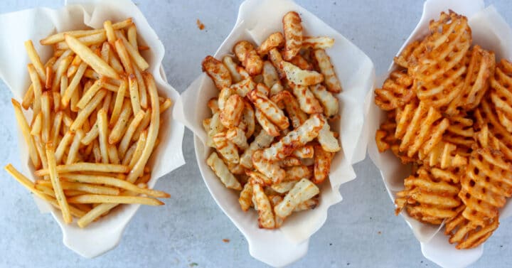air fryer cooking times chart for frozen foods image