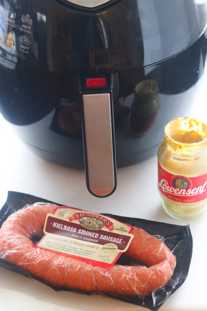 kielbasa in air fryer ingredients