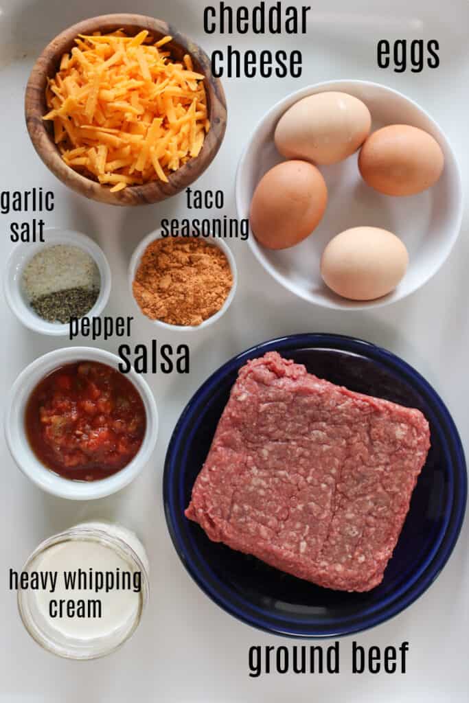 the taco pie keto ingredient list
