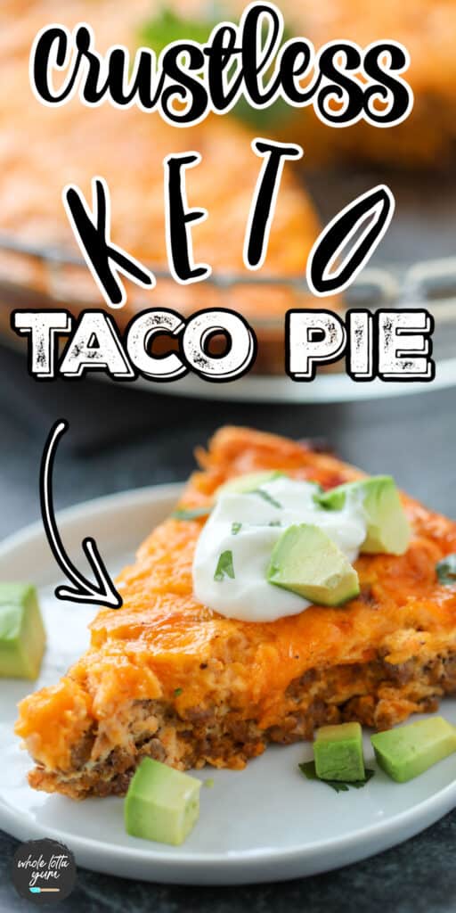 low carb taco pie pinterest pinn