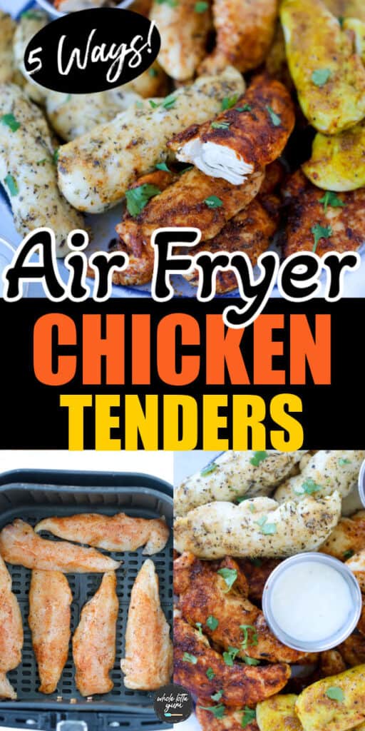 air fryer chicken tenders unbreaded pin