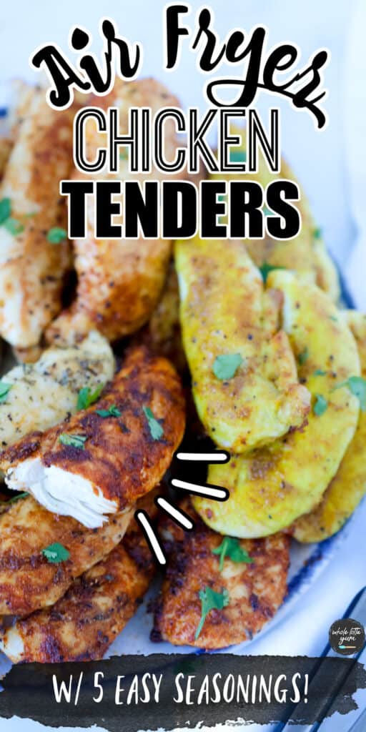 air fryer chicken tenders pin 3