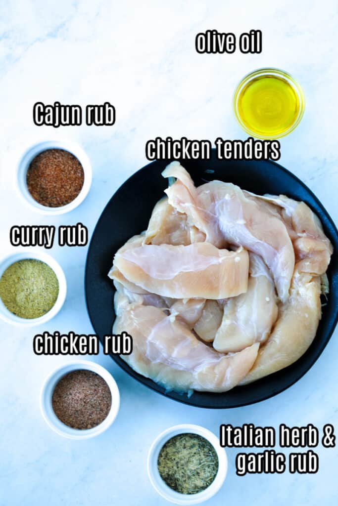 air fried chicken tenders no breading ingredients