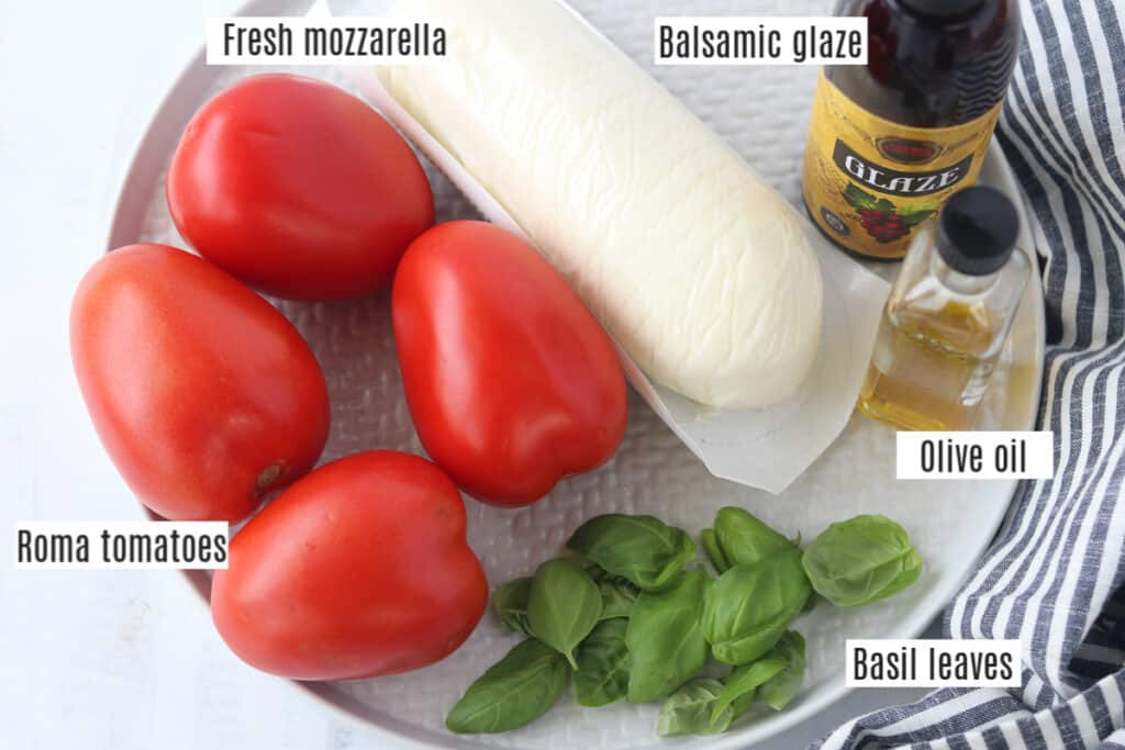 tomato basil mozzarella salad ingredients
