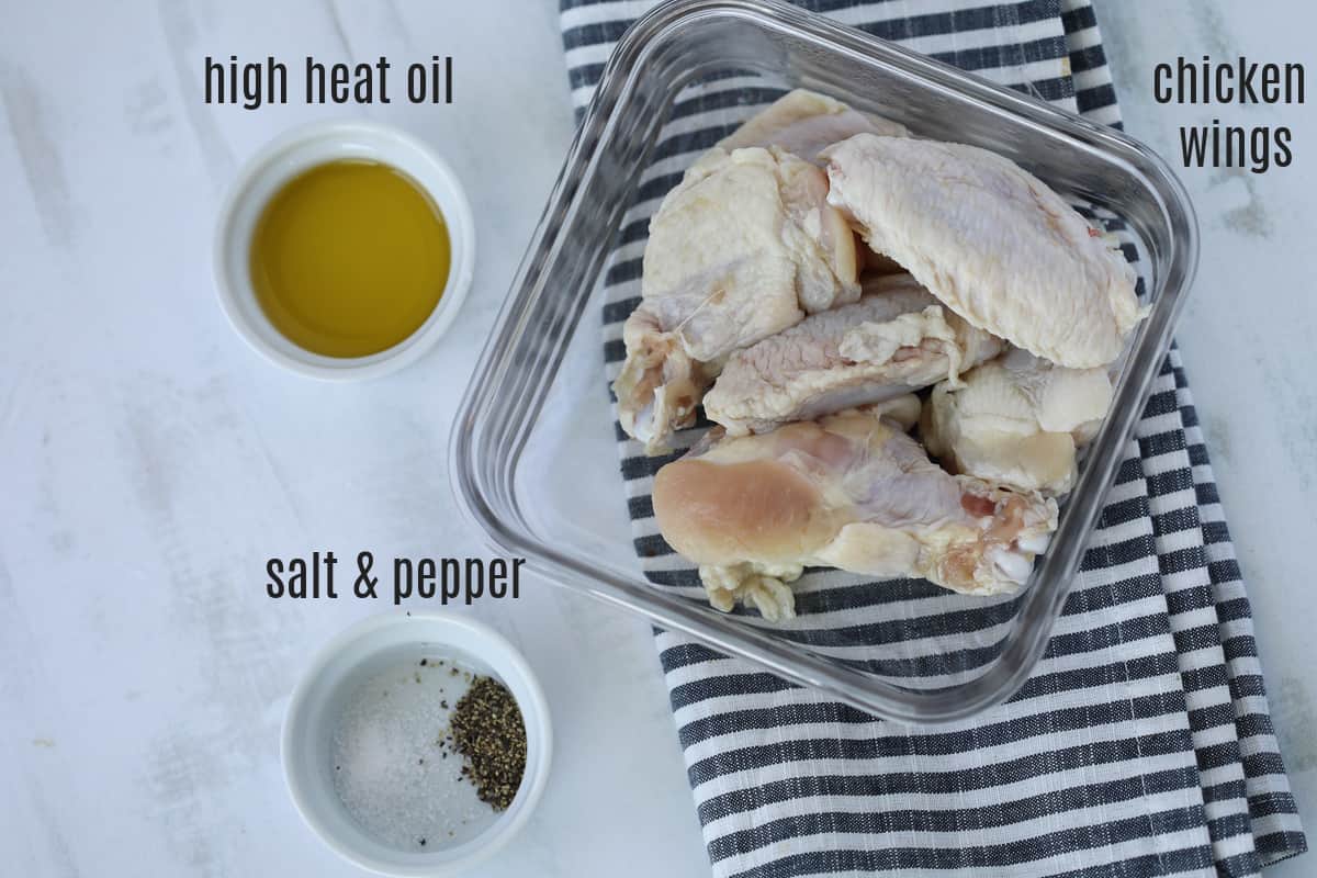 chicken wings stove top ingredients image
