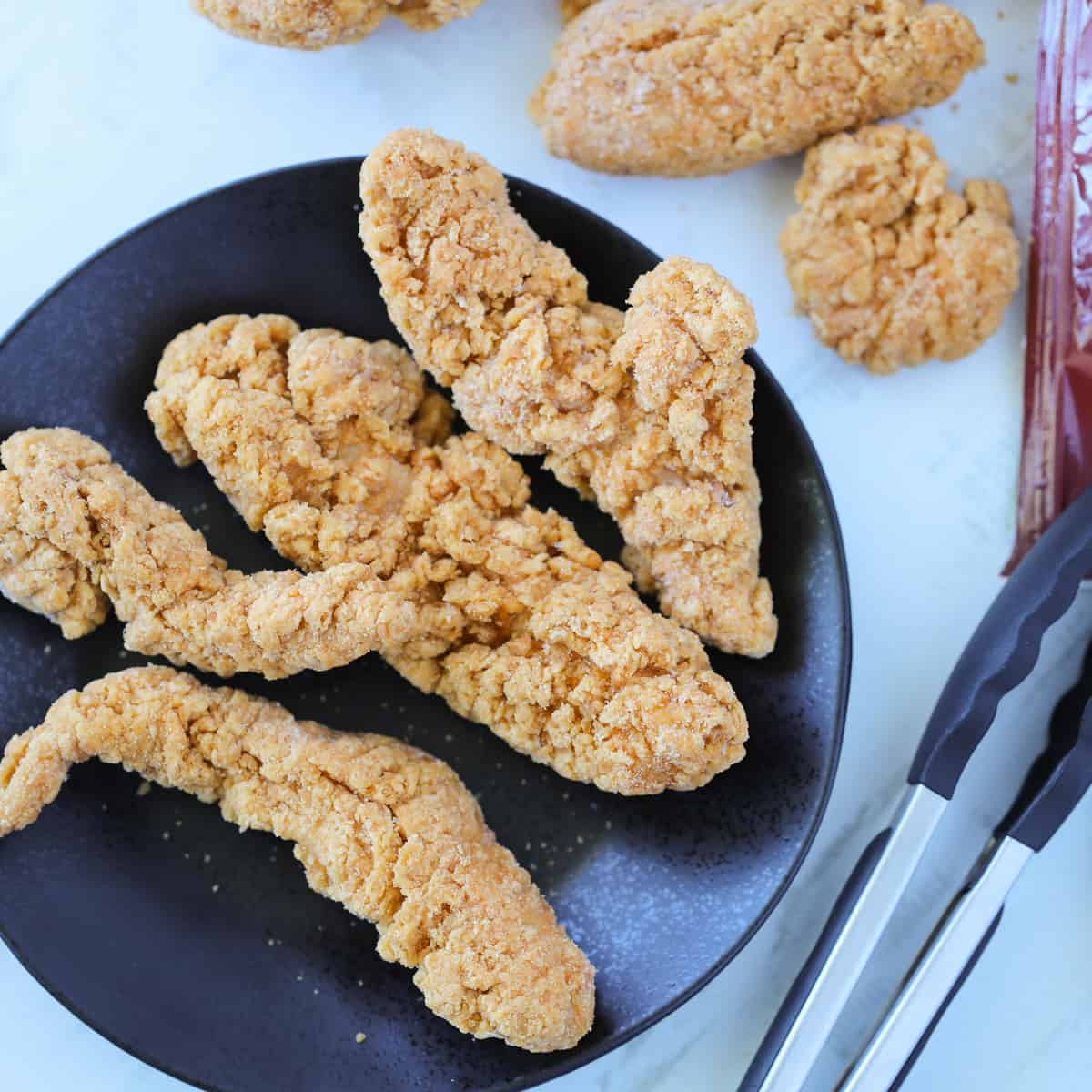 tyson chicken strips air fryer photo before cooking