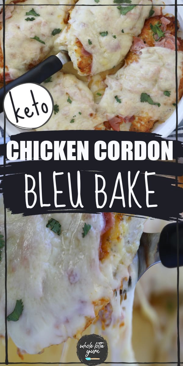 keto cordon bleu Pinterest pin
