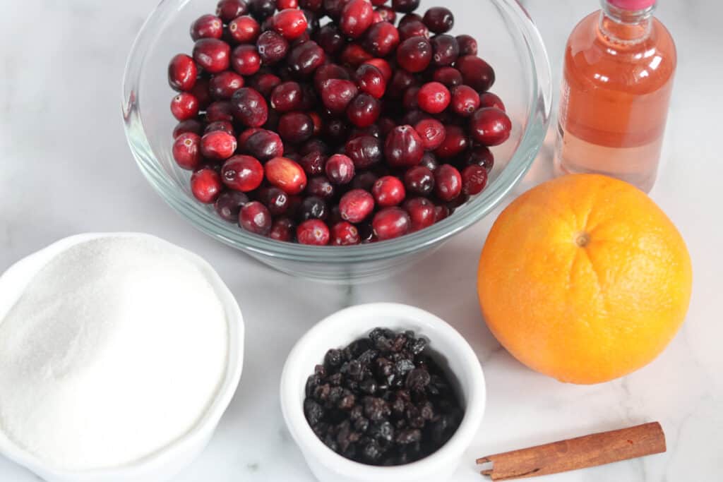 image of what's in cranberry sauce with orange