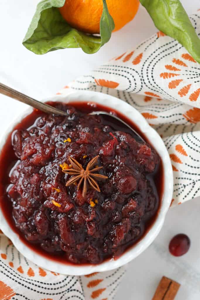 crockpot cranberry sauce recipe with orange