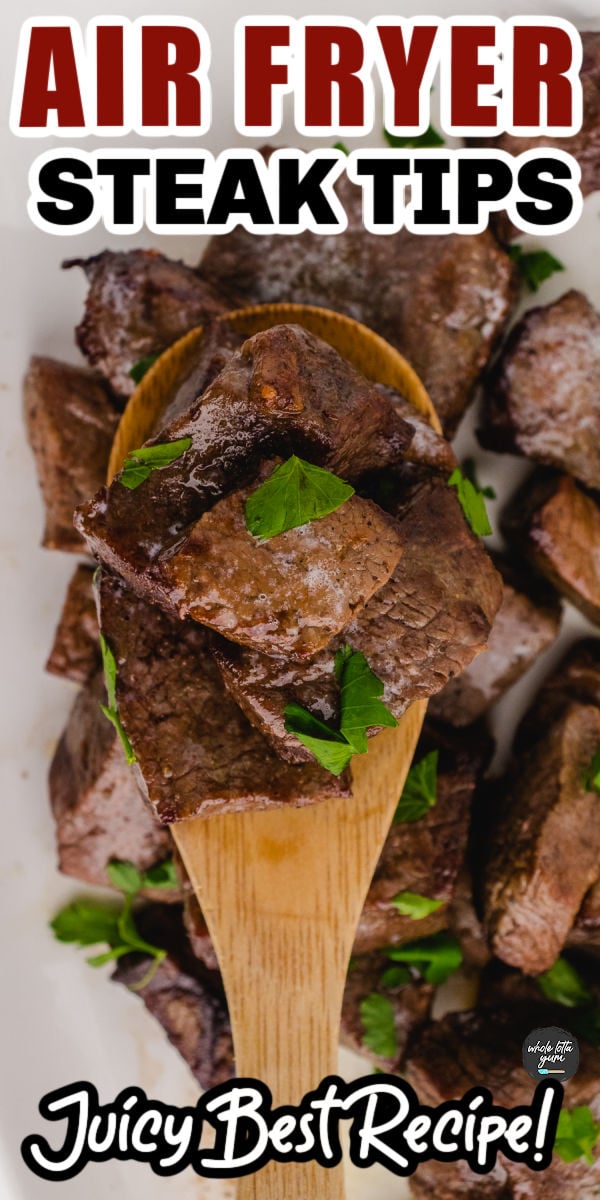 air fryer steak tips for social media