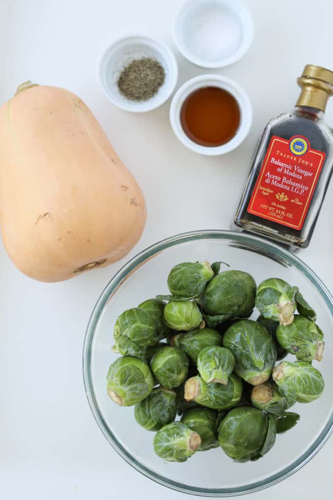the butternut squash brussel sprouts recipe ingredients