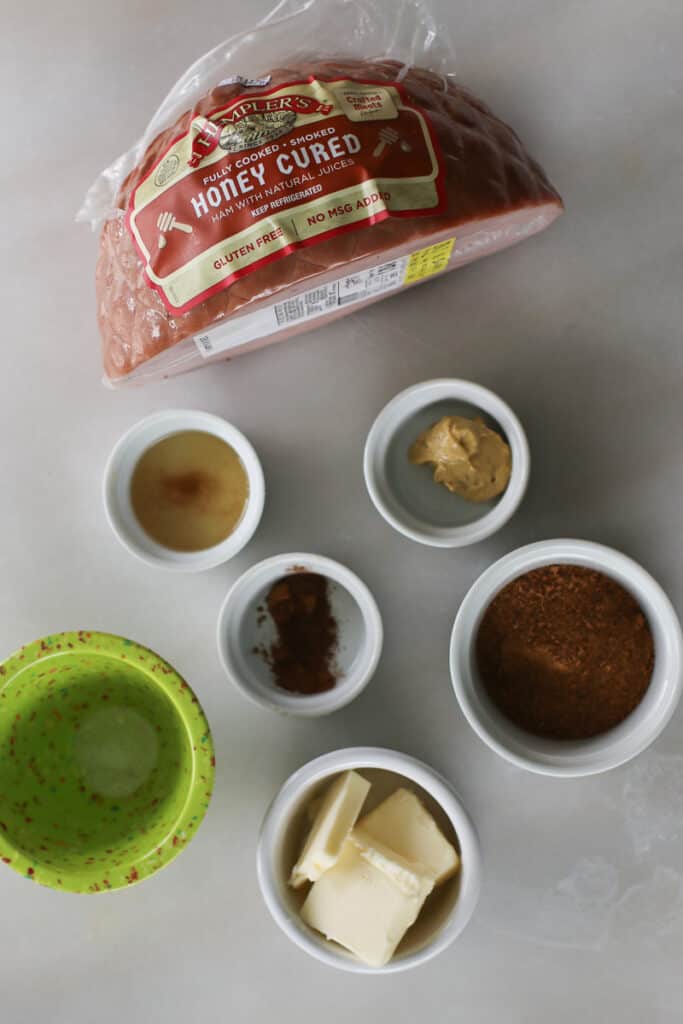 ham in the air fryer ingredients image