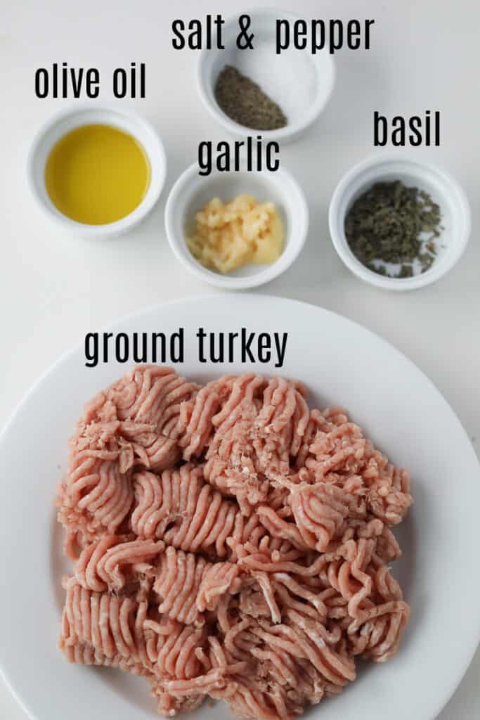 turkey burger air fryer ingredients
