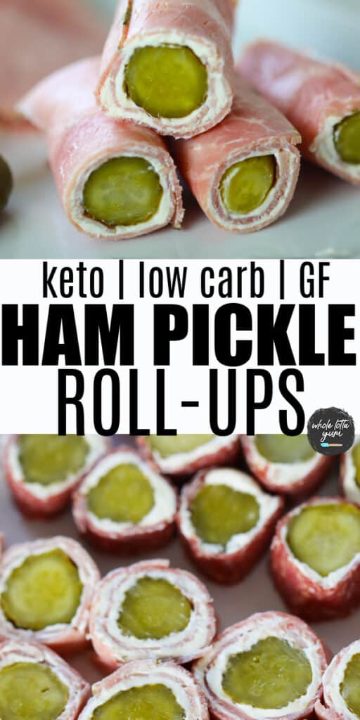 pickle roll-ups pin for Pinterest