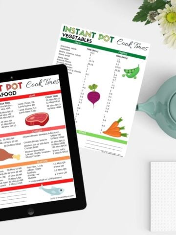 instant pot cook times mock-up