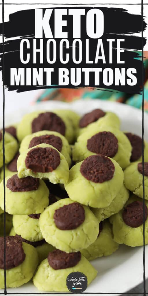 keto mint candy Pinterest pin
