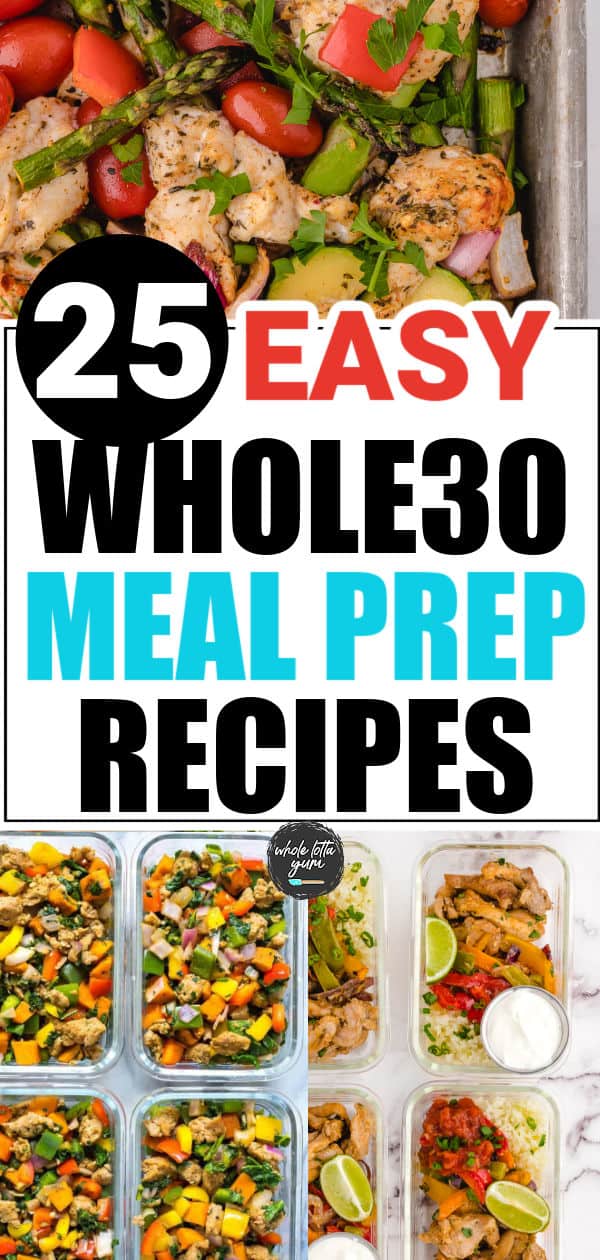 whole 30 meal prep recipes pinterest