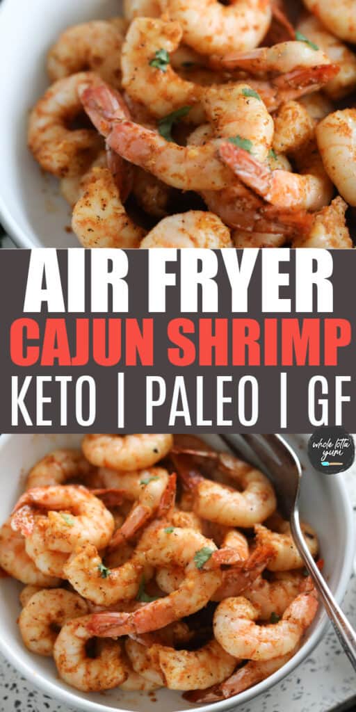 air fryer cajun shrimp pinterest pin