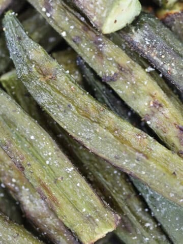 air fryer frozen okra after cooking
