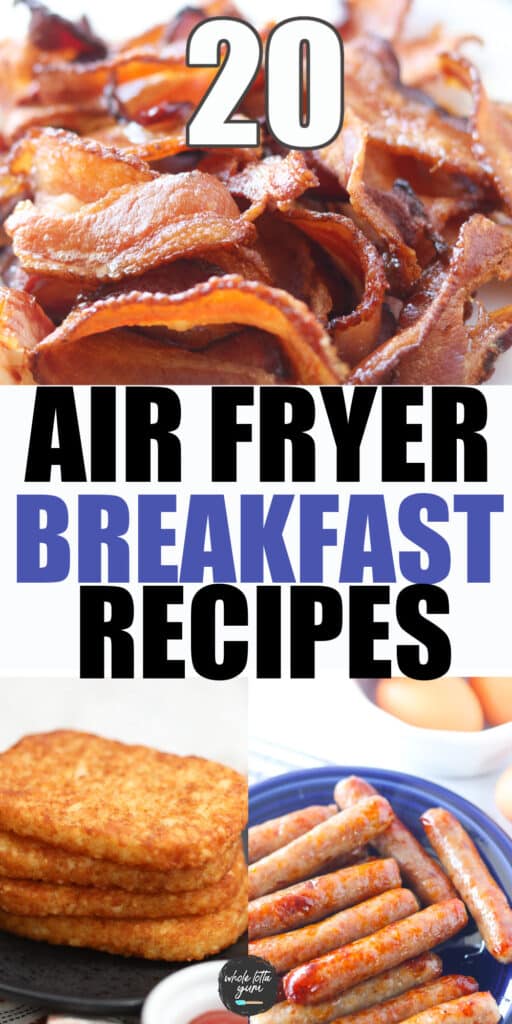 breakfast recipes air fryer pin for pinterest