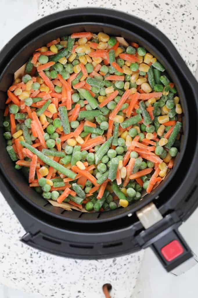 the frozen veggies in air fryer before cooking