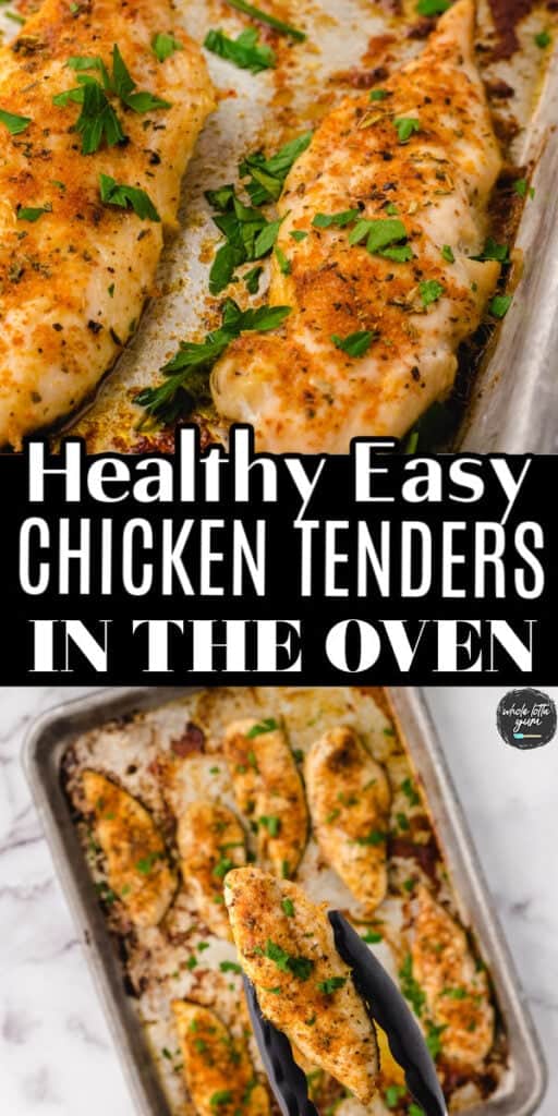chicken tenders in the oven pin