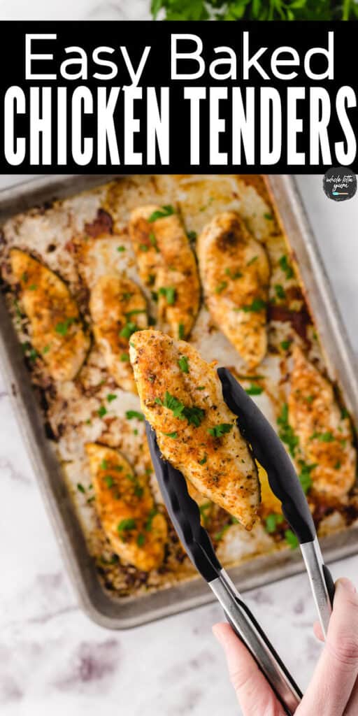 chicken tenders in oven pin